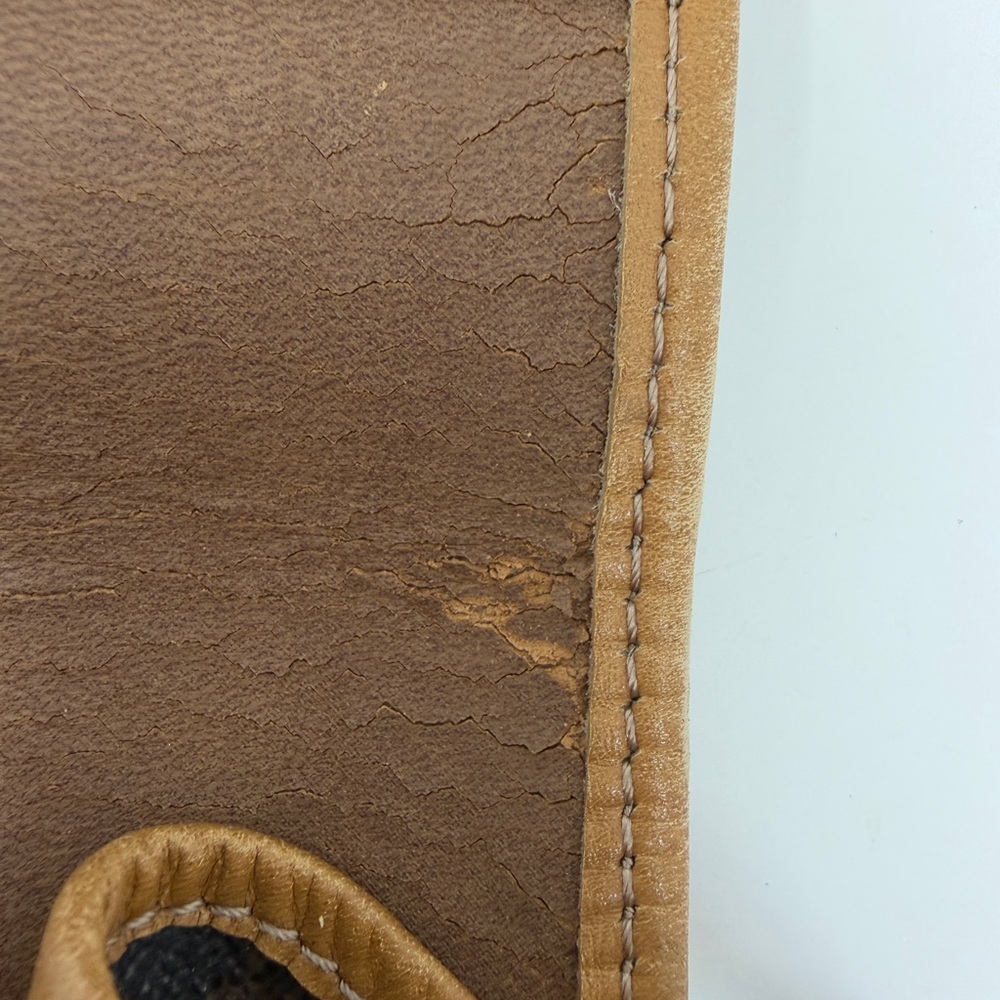 Christian Dior Honeycomb Canvas Shoulder Bag PVC Khaki Gold - Picture 7 of 10